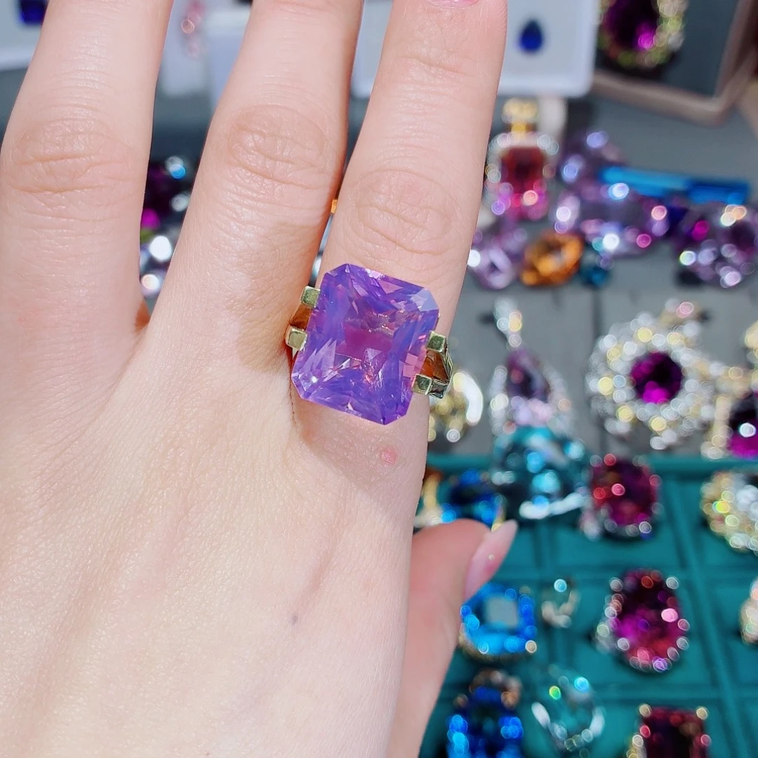 银S925镶嵌水晶戒指戒指