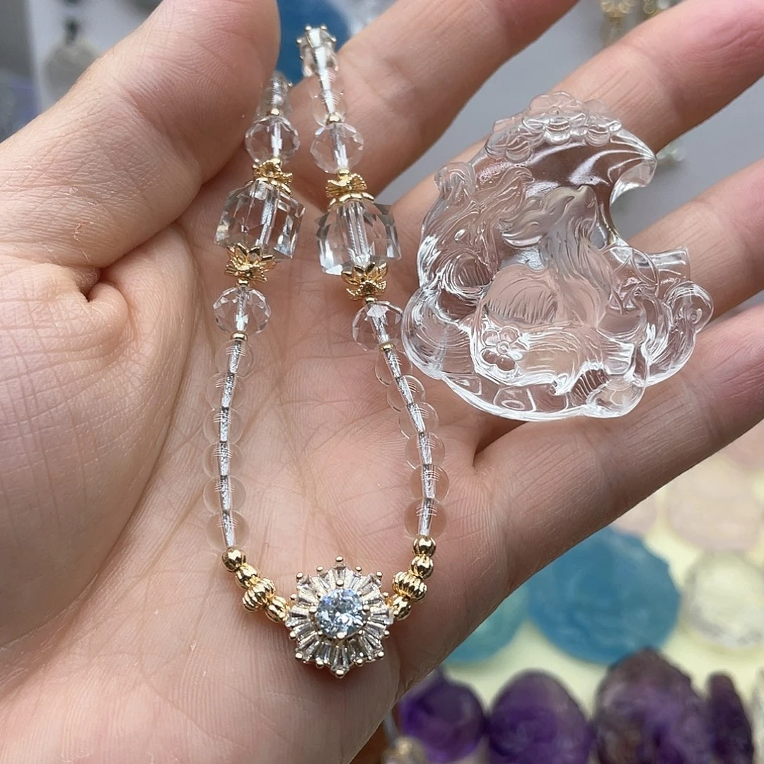 未镶嵌吊坠(赠链)水晶A***l