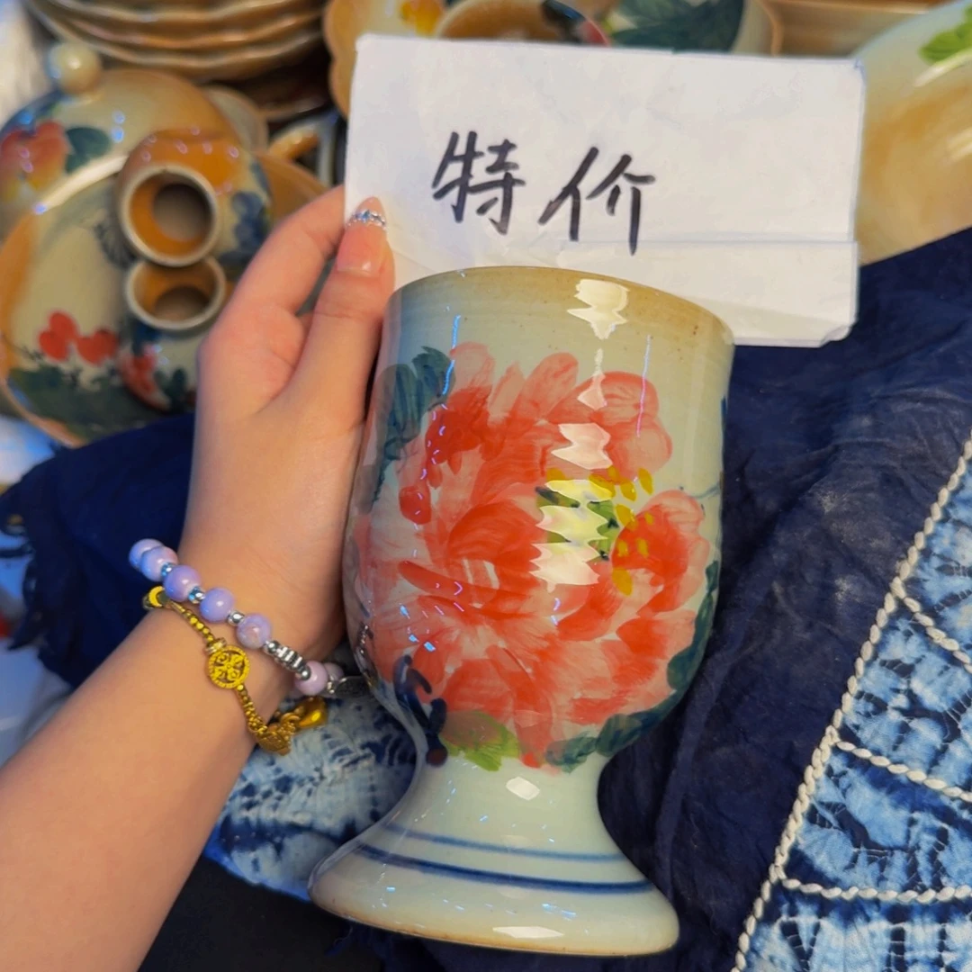 瓷片景德镇陶瓷手工手绘