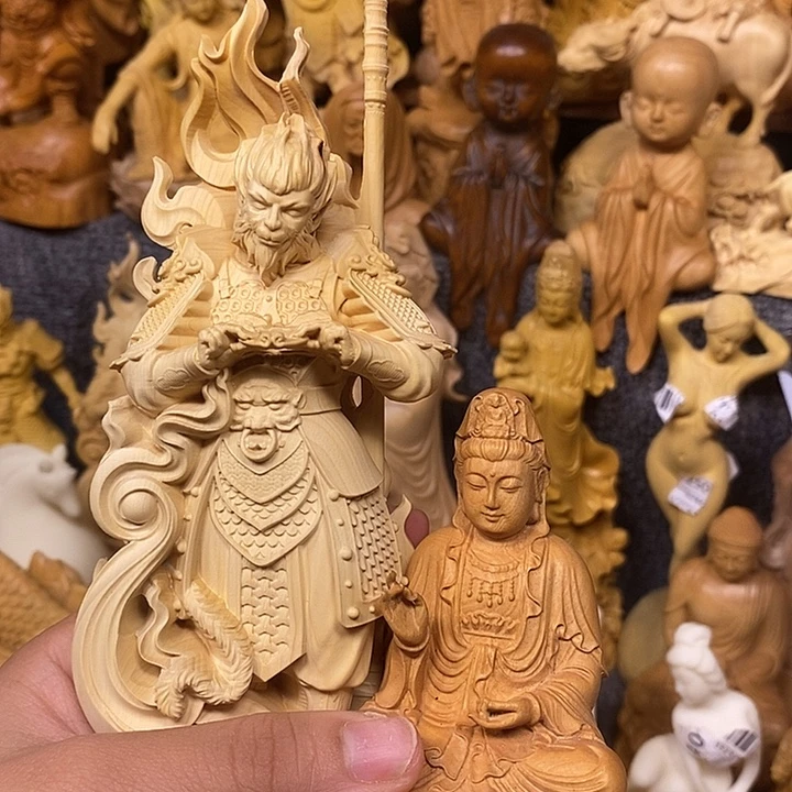 草***y黄杨木黄杨木瑕疵把件