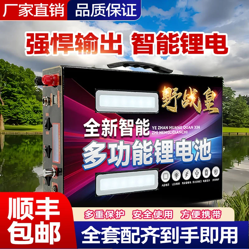新升级48V多功能户外大容量大功率锂电池全套