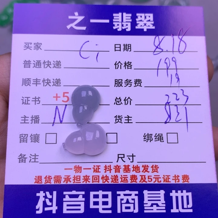 翡翠未镶嵌颈饰C**i