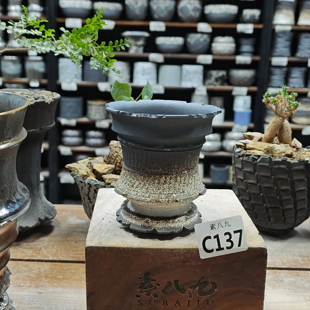 素八九陶瓷内口9.5高10.5