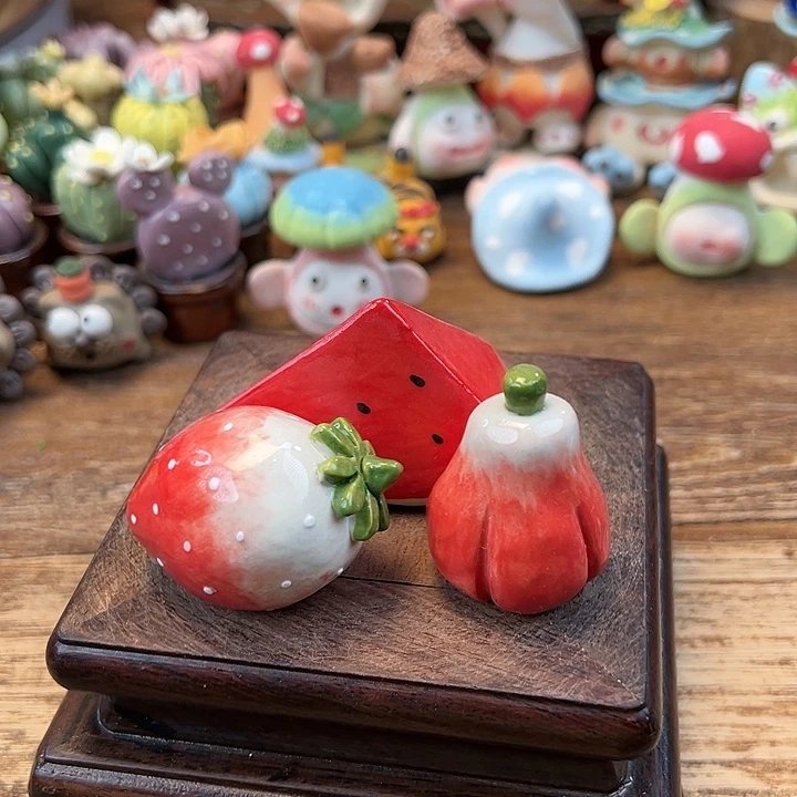 摆件小镇青花每日有新品