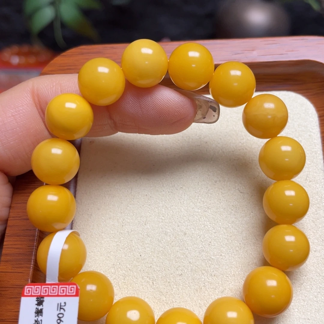 蜜蜡未镶嵌手链手串