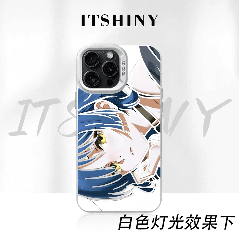 山田凉手机壳彩银二次元适用于苹果华为荣耀小米VIVOPPO一加