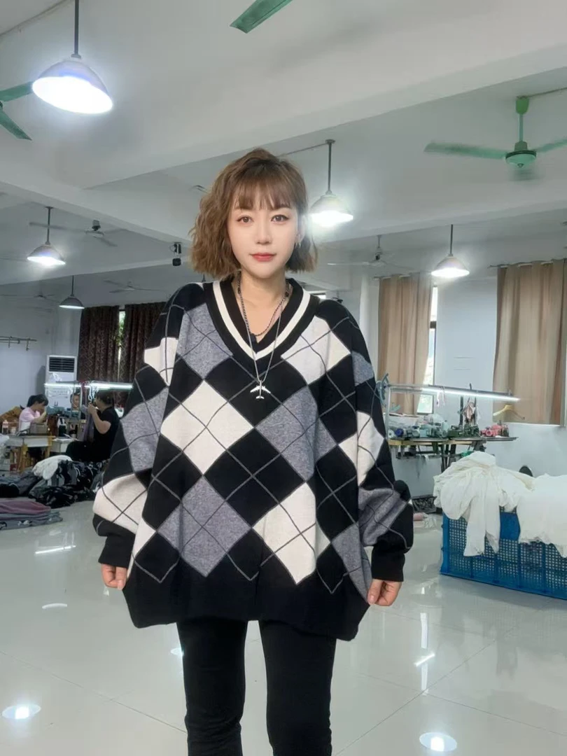 [SY309]孤品一件 网红百搭抗起球宽松型女士休闲时尚