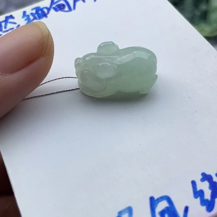 颈饰未镶嵌翡翠天然翡翠
