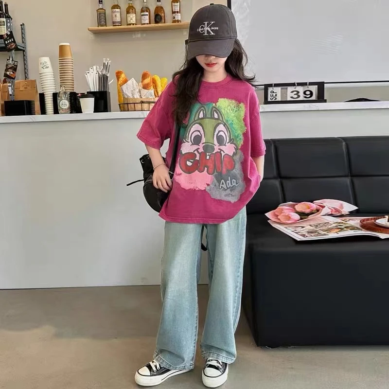 姐弟款松鼠卡通短袖784