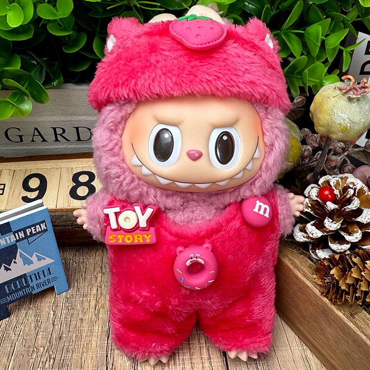 【仅衣服】拉布布衣服LABUBU娃衣17CM毛绒搪胶可穿一代二代着替套装