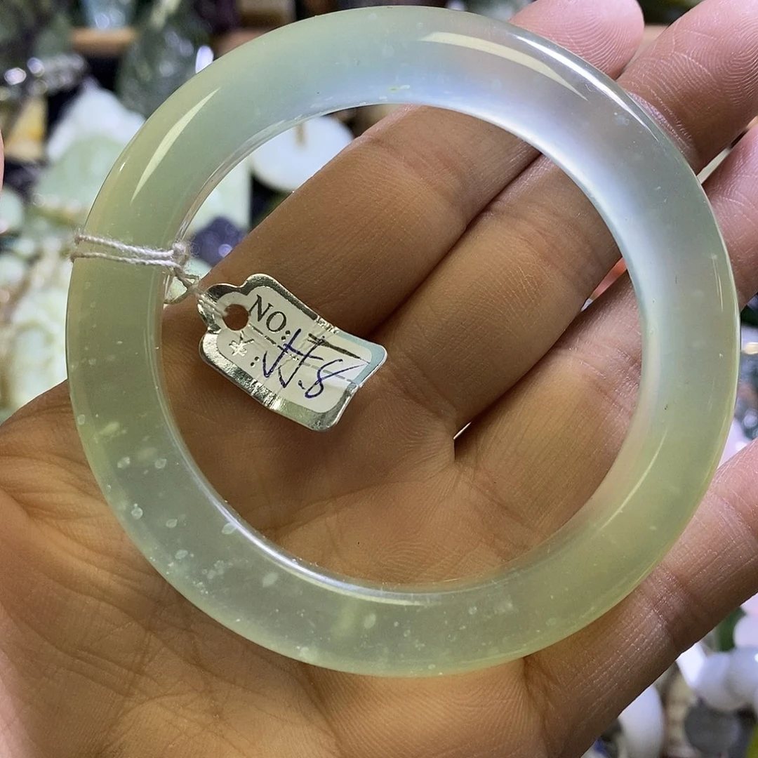 岫玉未镶嵌手镯55-56口径