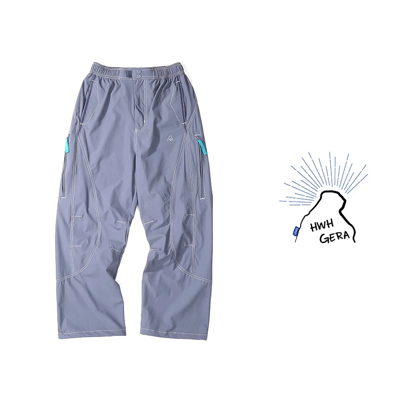 特6607-Mountain Outdoor轻量化户外吸湿排汗宽松直筒徒步长裤