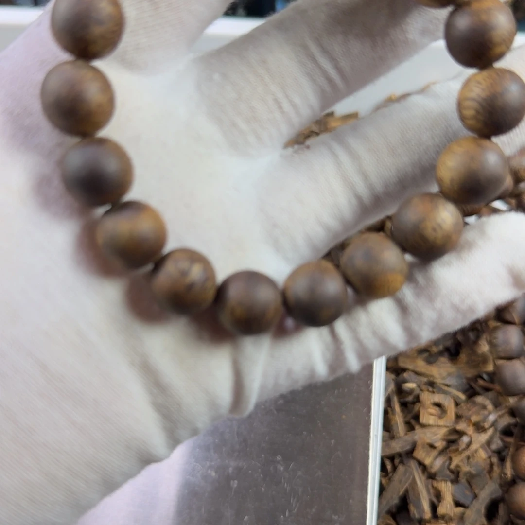 道***然沉香沉香碎屑张勺子沉香单圈1.2