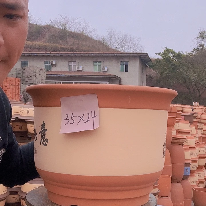 紫砂福钟1号4个盆1111