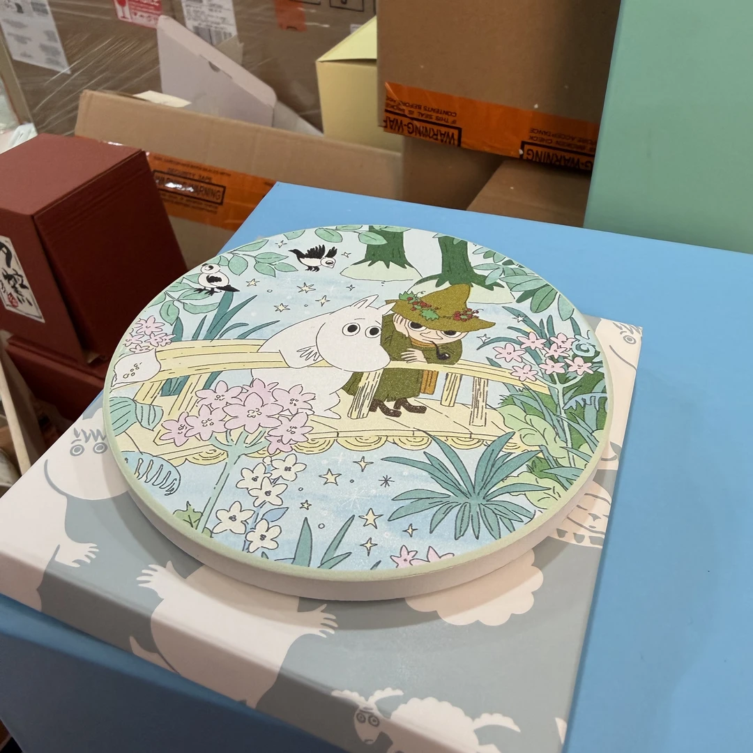 姆明故事系列-10.3cm陶瓷垫-森林/秋之初/MM高温瓷釉下彩