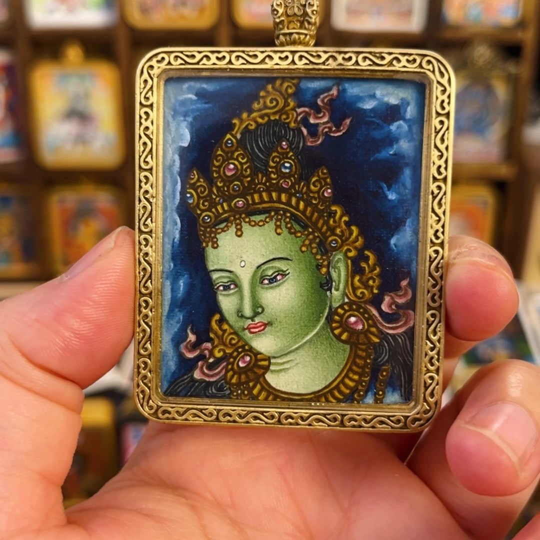 吊坠纽瓦力手绘绿妈妈