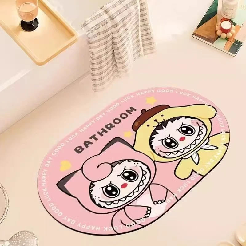 397-60*90CM厨房地垫家用硅藻泥吸油吸水软垫进门脚垫耐脏