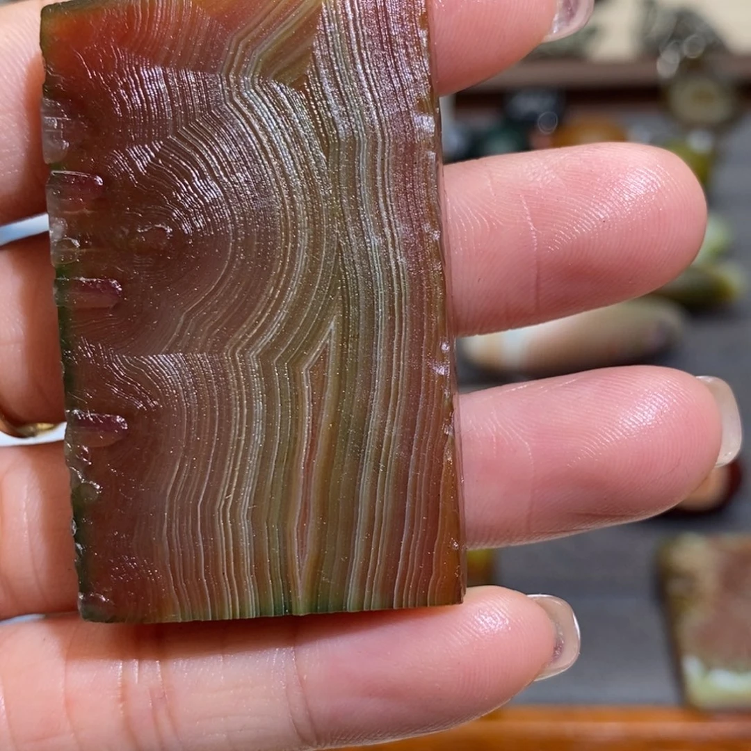 新***线玛瑙/玉髓未镶嵌手链