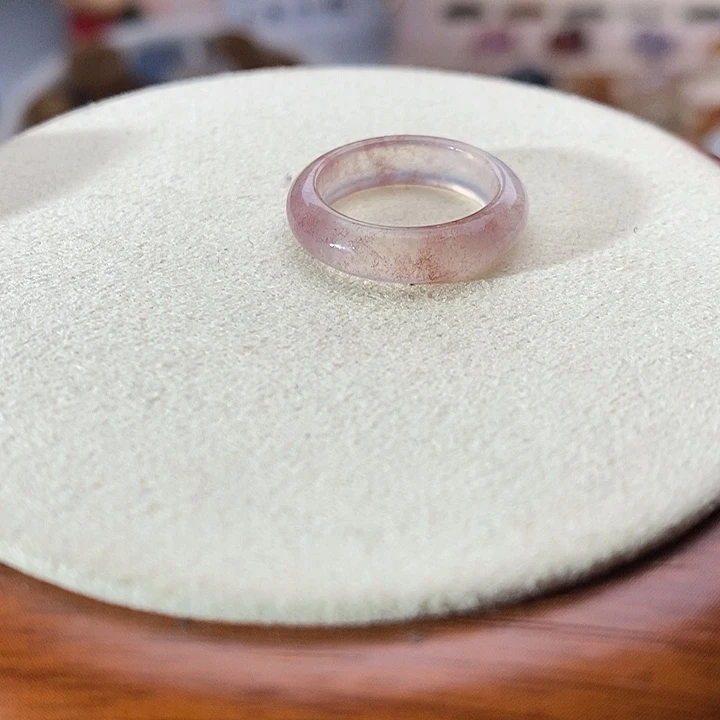 玛瑙/玉髓未镶嵌戒指B 64不退换港6+内径14.2