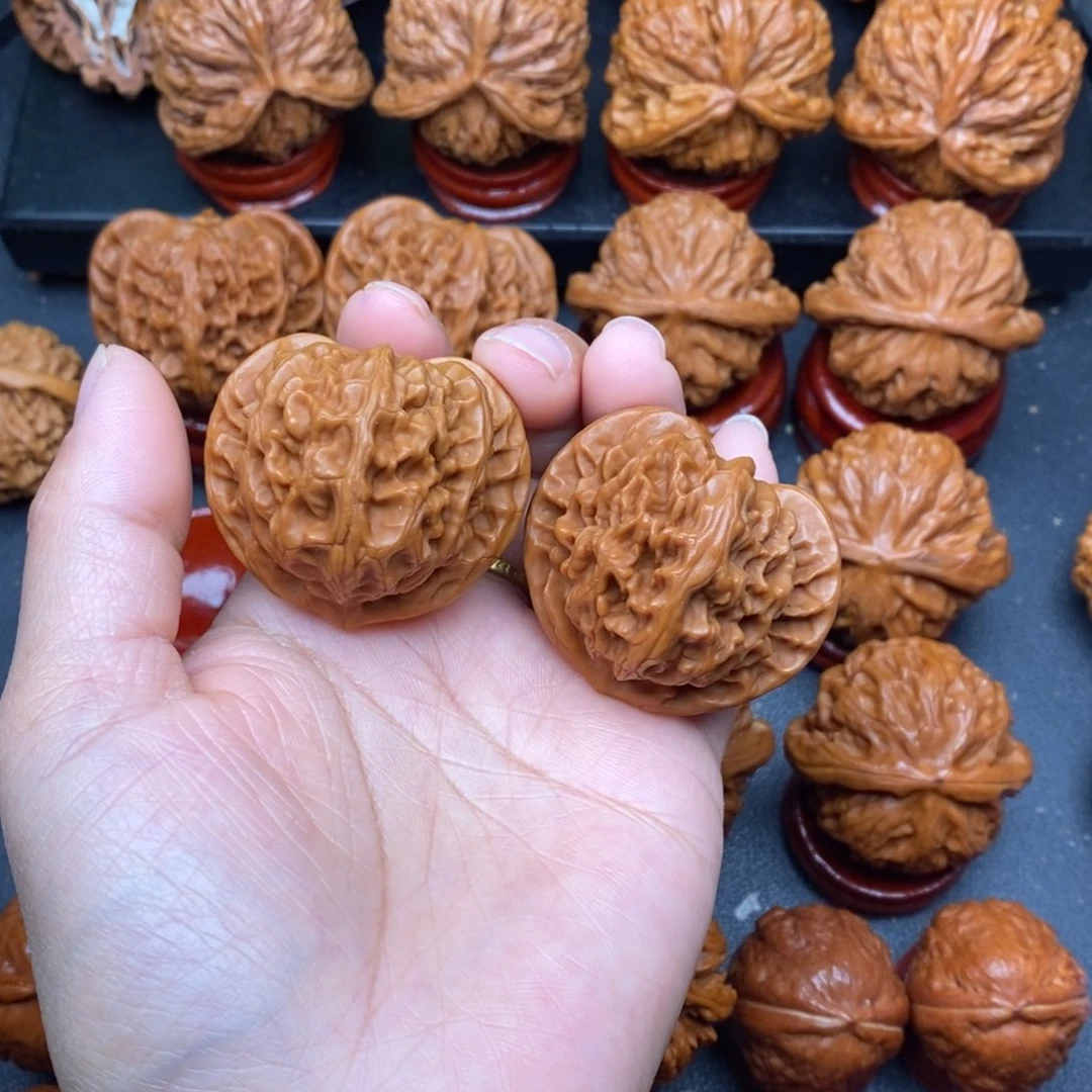 文玩核桃把件42宫灯