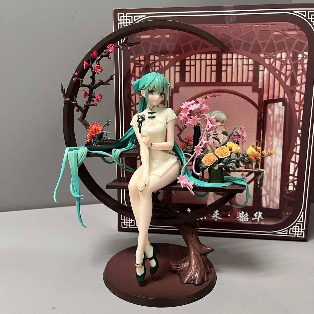 初音 韶华 旗袍初音 1/7可换手 动漫手办模型 摆件 未来
