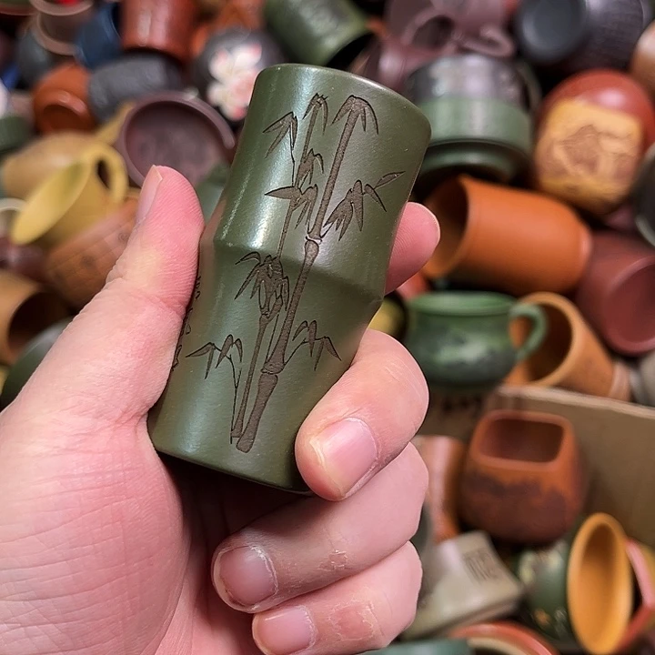 紫砂茶杯全手工紫砂主人杯