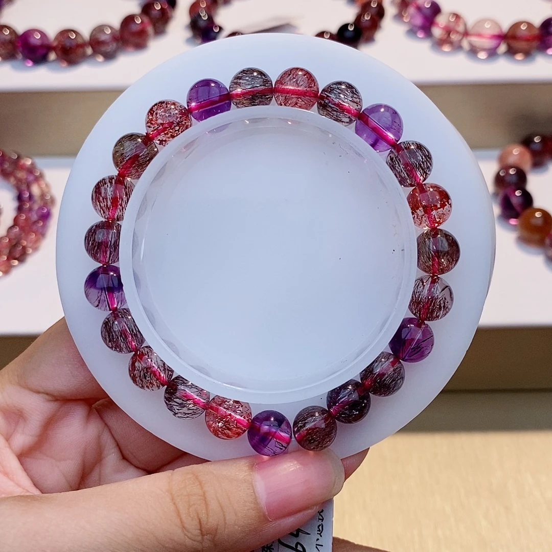 手链水晶未镶嵌黑加仑7+