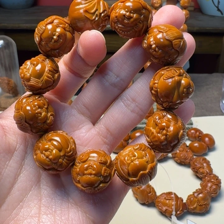 手串/手链橄榄核荷叶弥勒