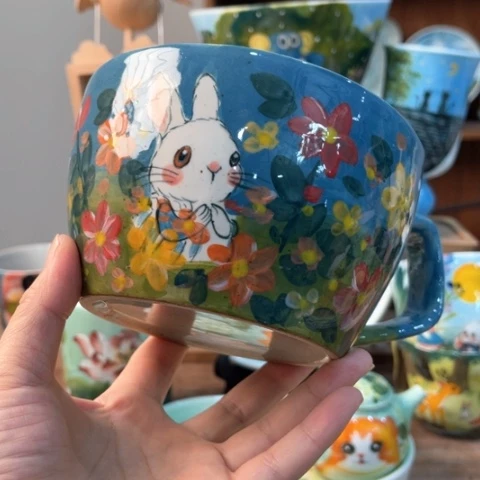 炉景德镇釉下手绘陶瓷