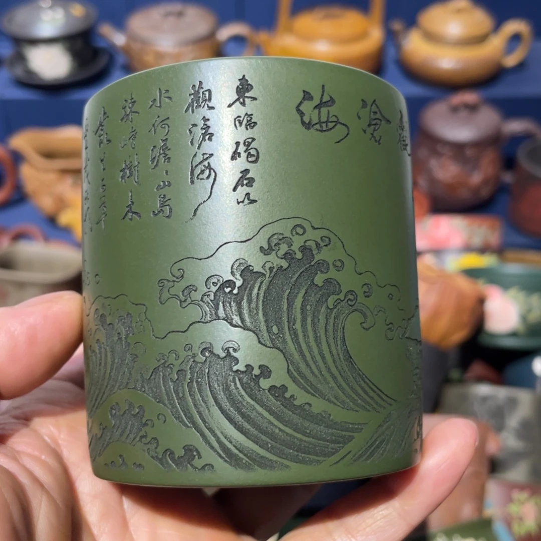 原矿紫砂手工主人杯