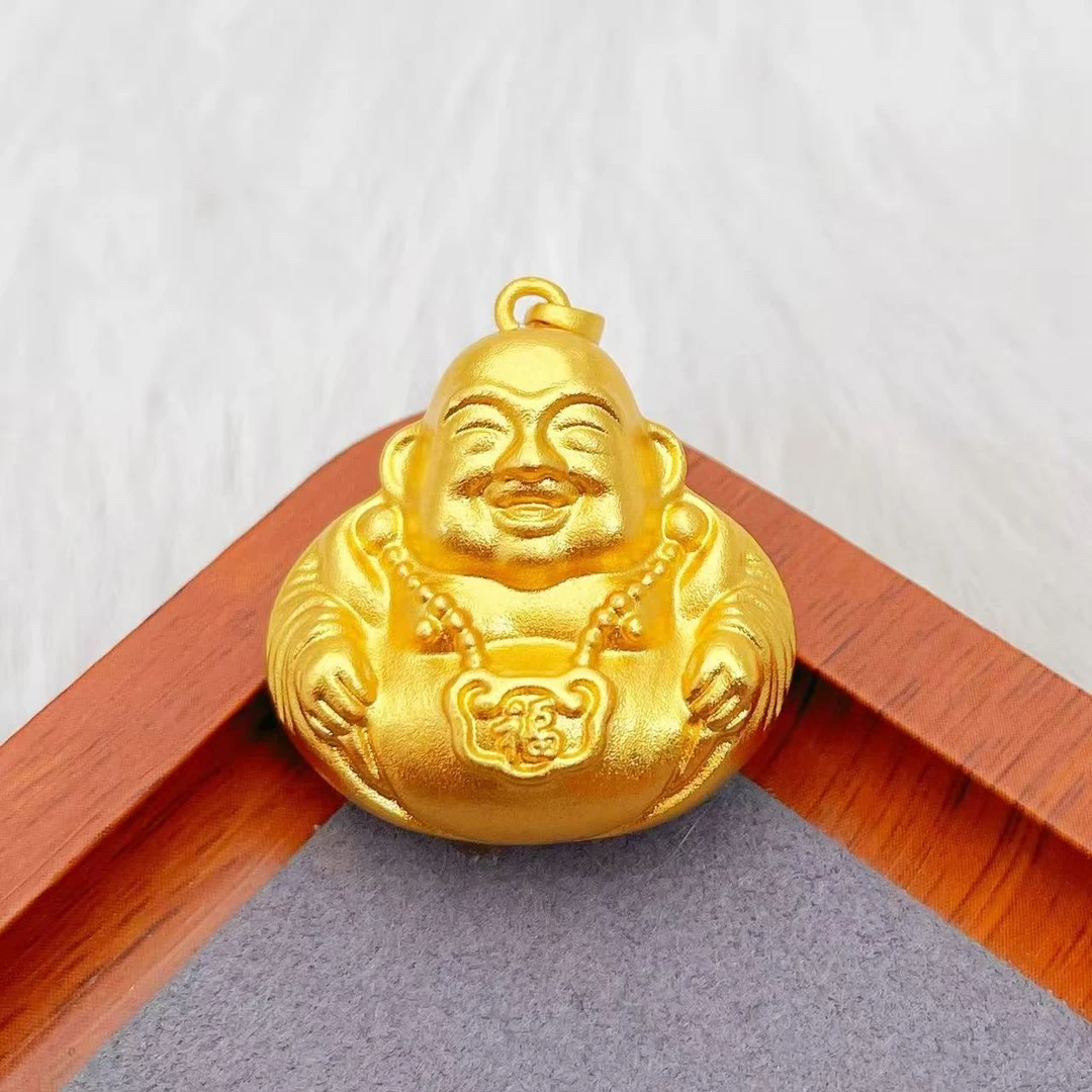 【六六专属】笑口常开大肚弥勒佛合金吊坠赠合金链SDZ02
