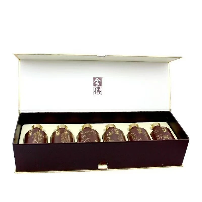 舍得古代智慧语录小酒礼盒浓香型白酒52度100*6