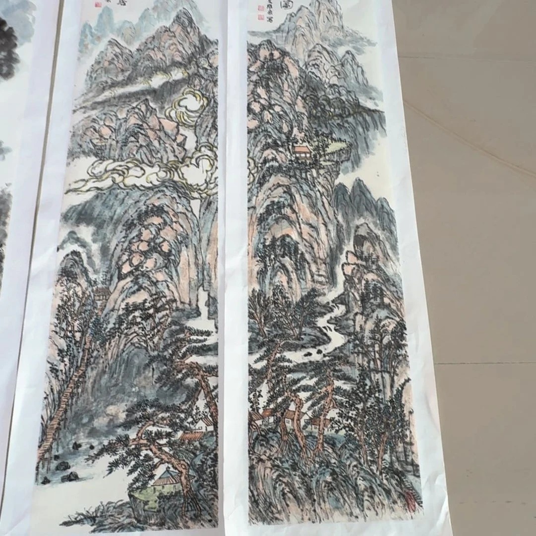 国画M**王两张heterogeneous