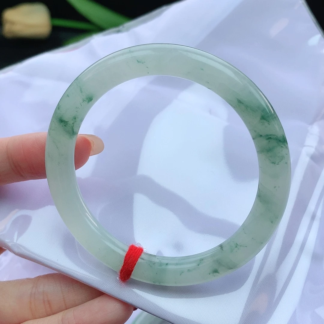 翡翠手镯未镶嵌1****9 56圆条880268