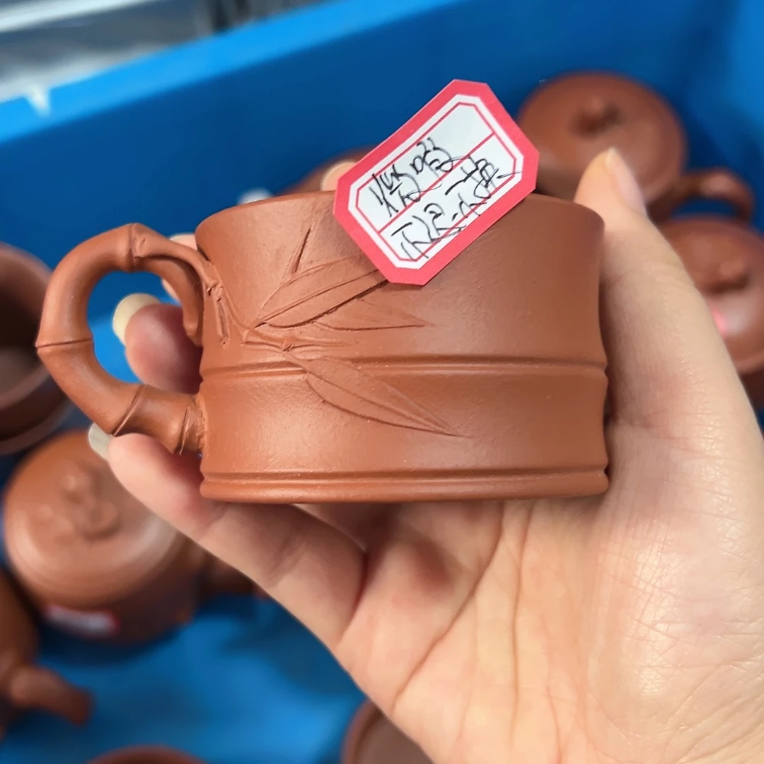 紫砂茶壶黄龙山原矿朱泥