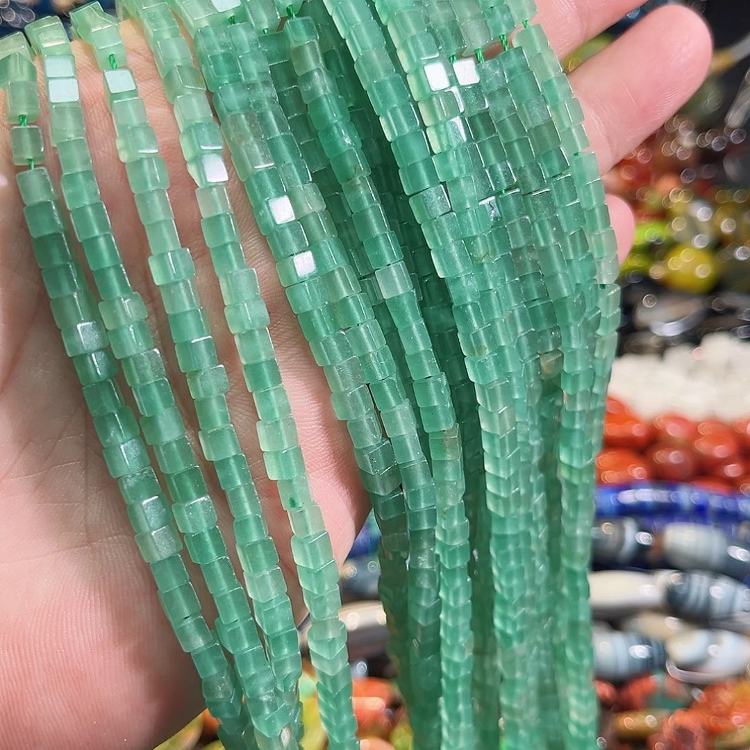 玛瑙/玉髓合金珠宝半成品东邻玉方糖4x4mm