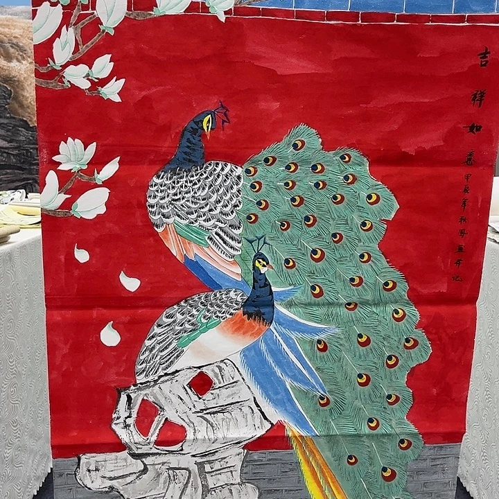 国画纯手绘国画作品