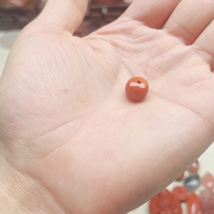 未镶嵌老型珠南红玛瑙