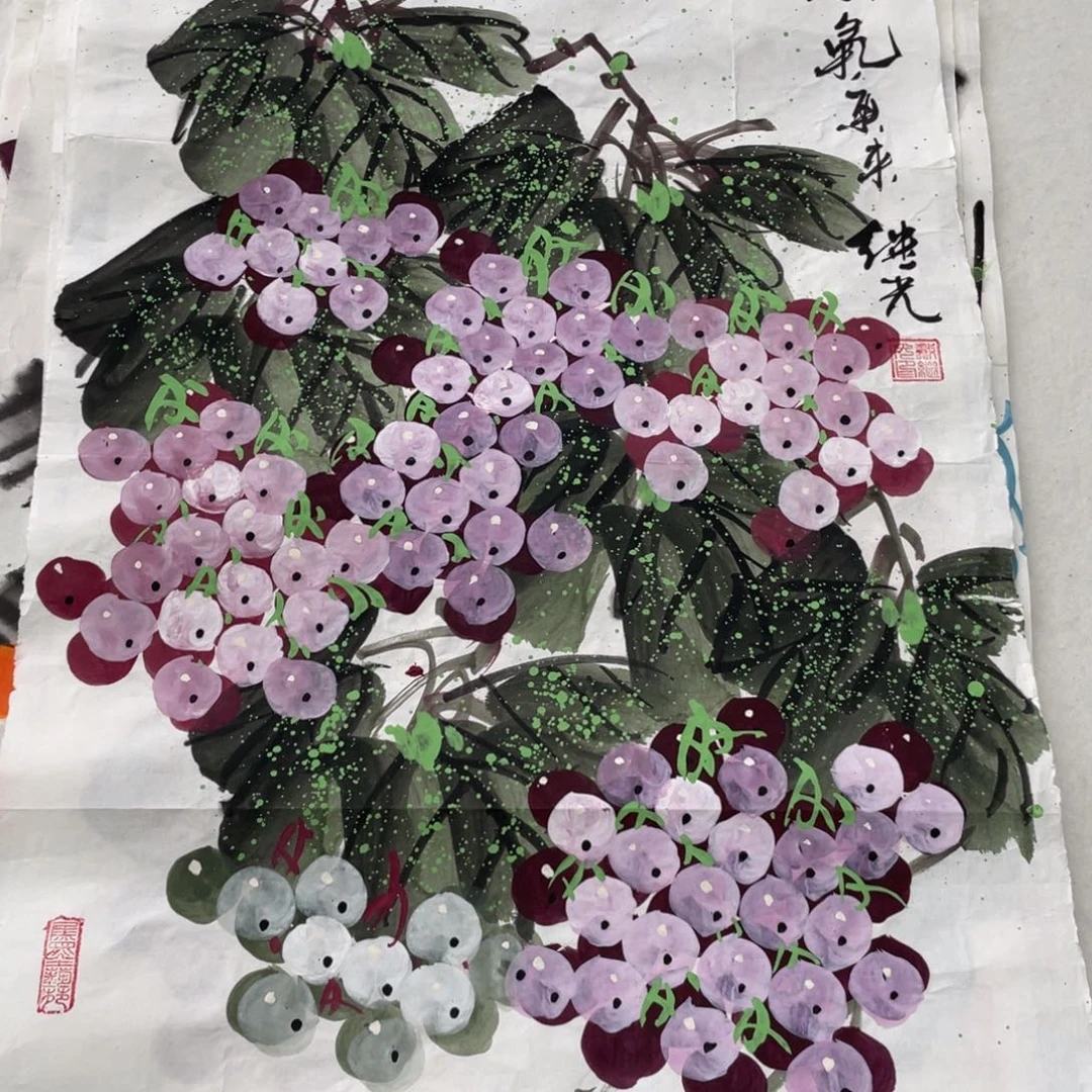 国画戴继光老师绘画