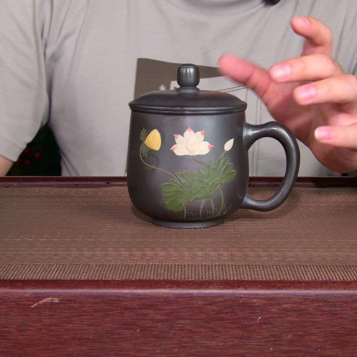 茶杯紫砂高货放漏