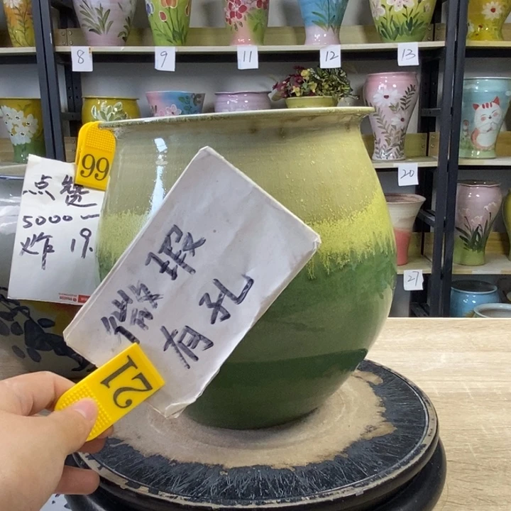 景德镇高温陶瓷花盆
