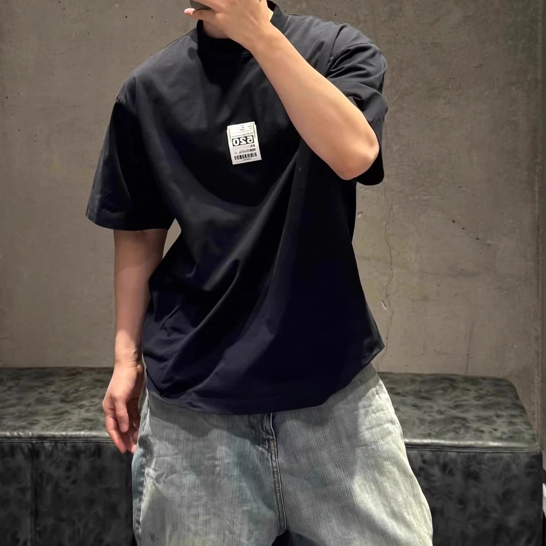 巴黎*25SS】情人节限定520标签便利贴宽松休闲短袖T恤男女情侣款