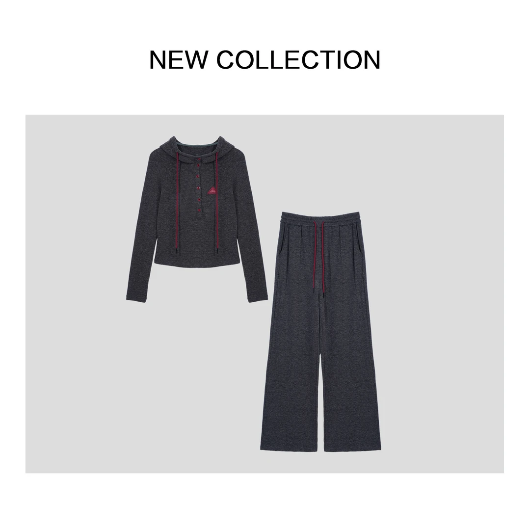 【香香严选】新款时尚气质上衣+裤子套装 D1F58036-2029