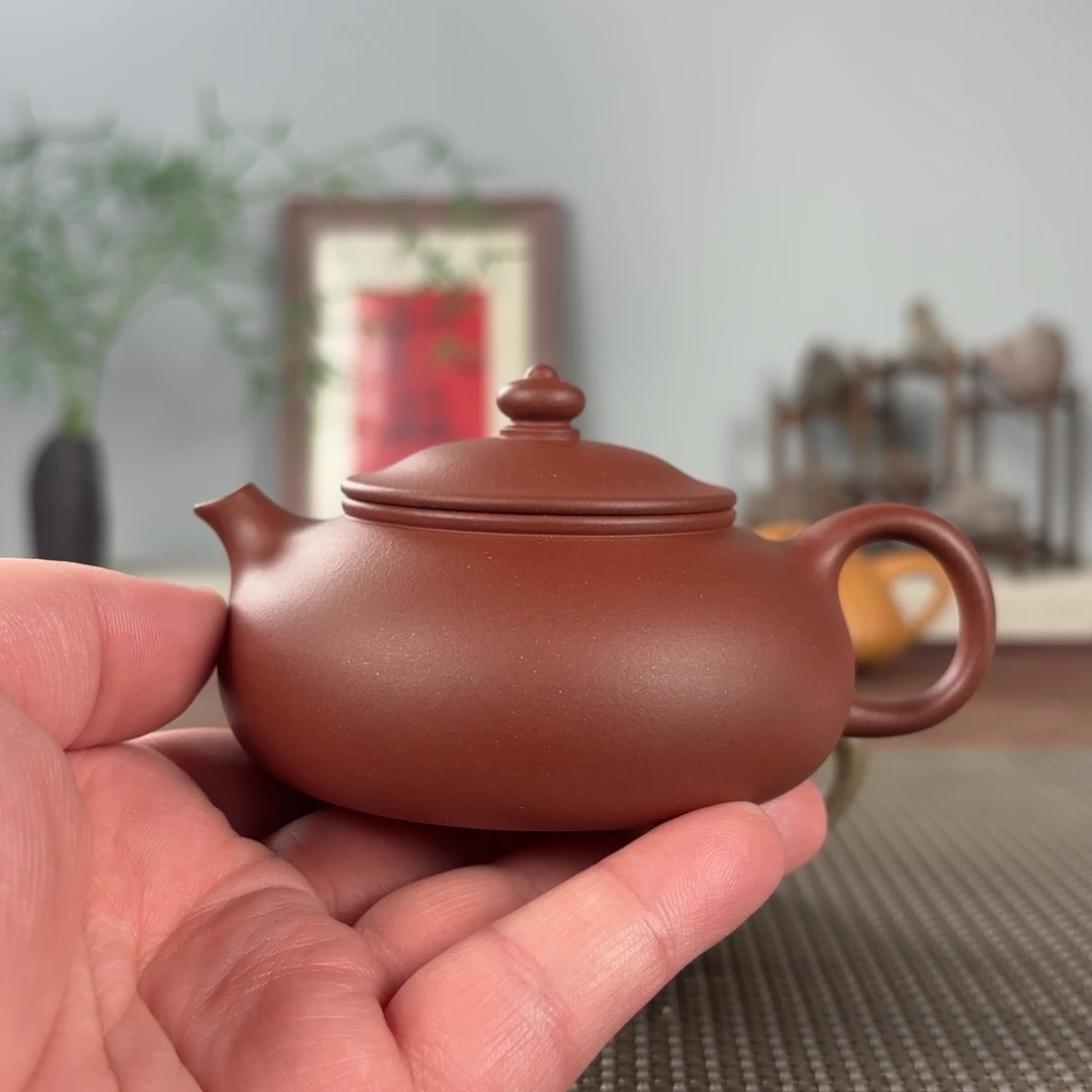之***周紫砂茶壶微瑕黄龙山原矿紫砂壶