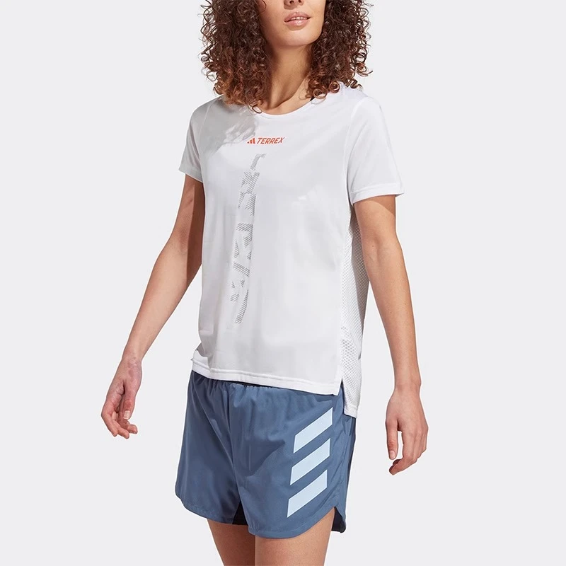 Adidas/阿迪达斯~AGR SHIRT W运动越野短袖T恤HT9415