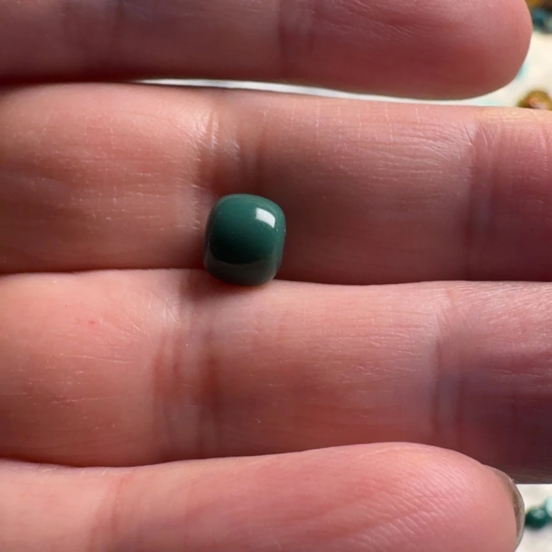 绿松石单珠未镶嵌7.5m m