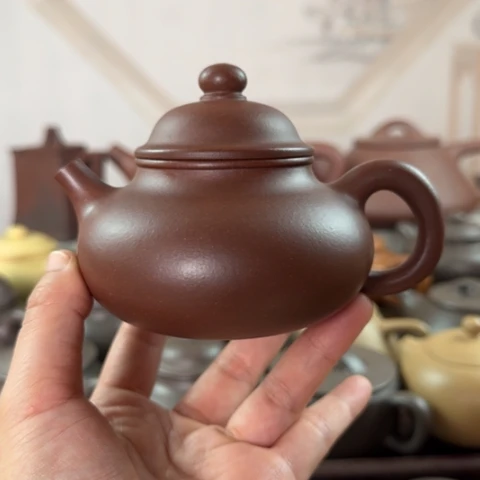 茶壶紫砂底槽清料230cc