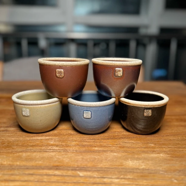 定窑粗瓷水缸杯瓮杯