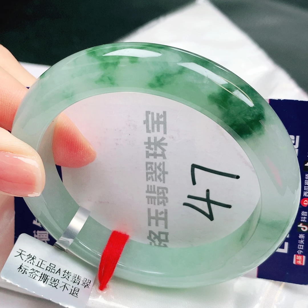 翡翠未镶嵌手镯缅甸天然a货翡翠手镯