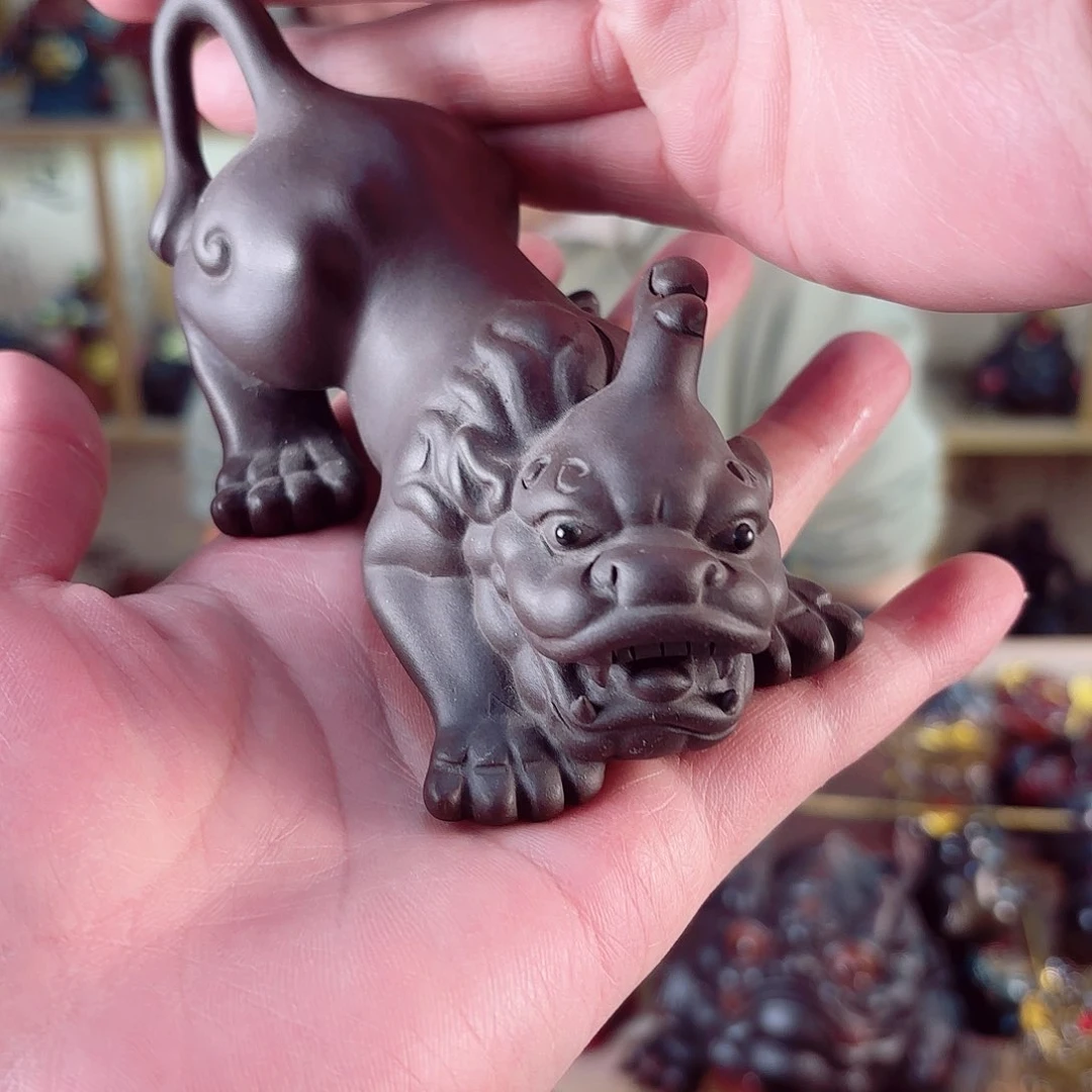 紫砂茶宠紫陶树脂茶宠摆件